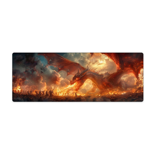Fire Dragon Fury Stor (Extended) Gaming Musmatta (800x300 mm)